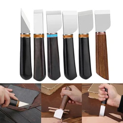 KAOBUY Design Sharp Professional Leather Cutting Knife Leather Craft Skiving Tool High Speed Steel,Damascus Steel