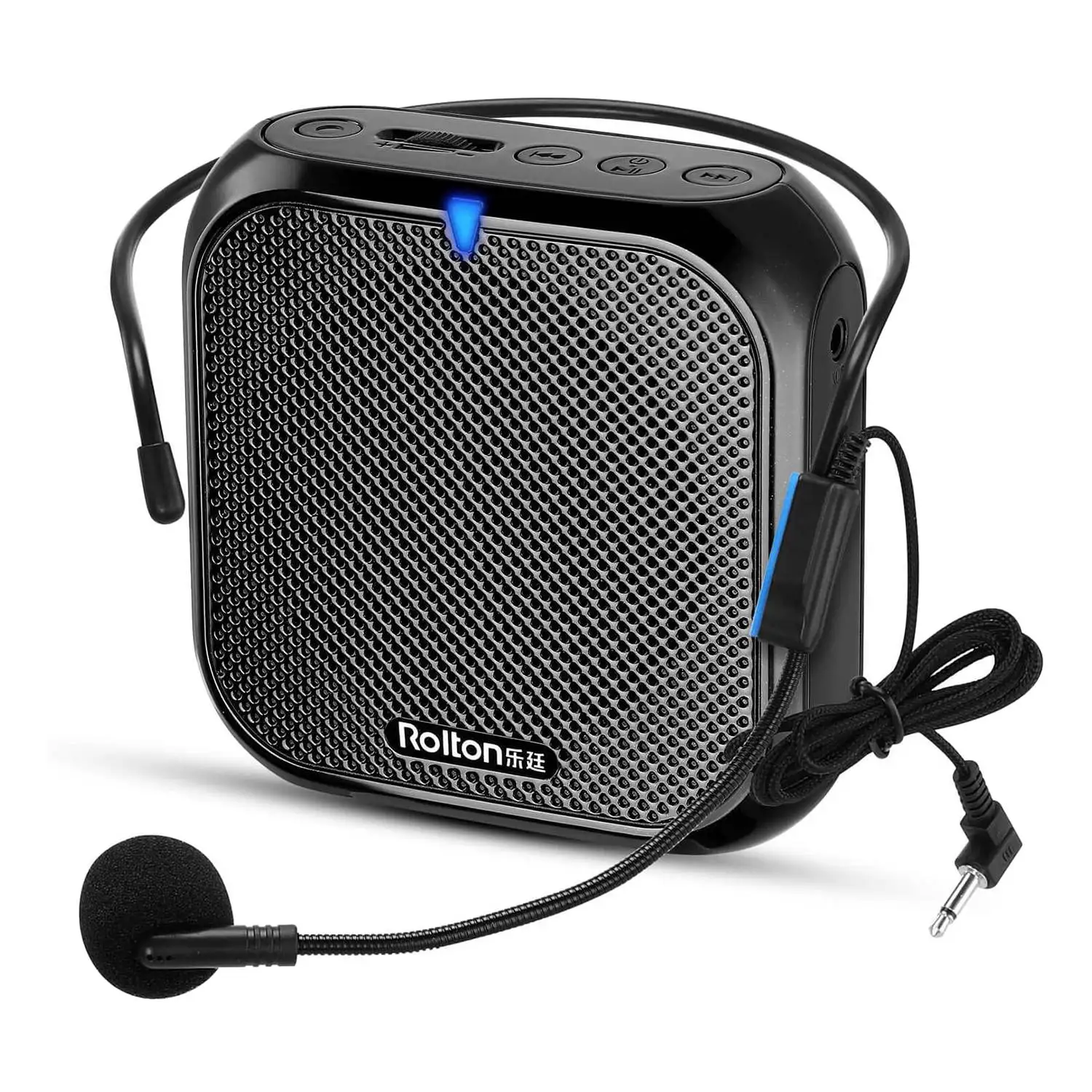 Portable Voice Amplifier, Booster with Microphone Loudspeaker Personal PA System for Voice Amplification