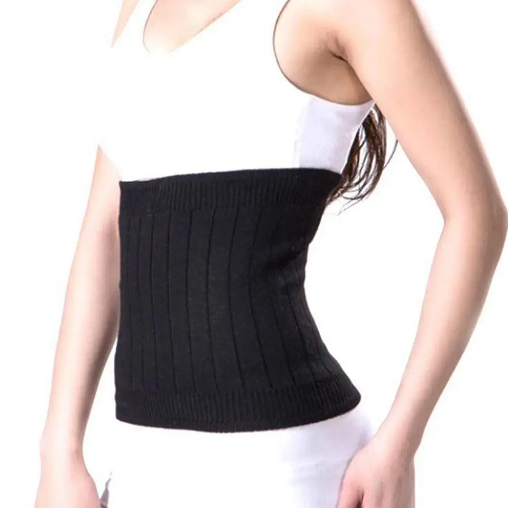 Envoltório grosso da barriga para homens e mulheres, protetor de cintura elástica, cinto de veludo quente, envoltório abdominal, inverno, 1pc