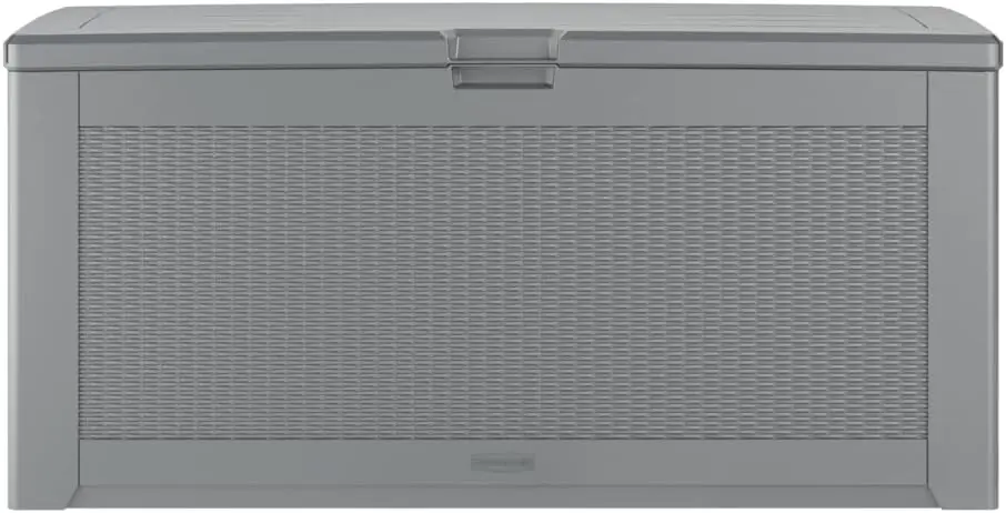 Rubbermaid Extra Large Resin Outdoor Storage Deck Box (134 Gal), Weather Resistant, Gray, Deck Organization For