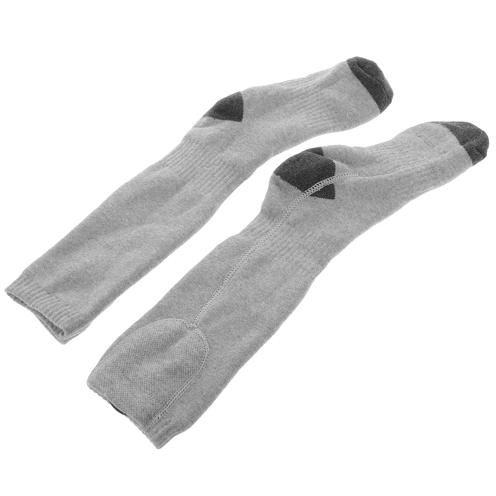 

1 пара носков с подогревом, электрические термоноски для зимы, универсальный размер, портативные, для путешествий, подарок, теплые носки, умные носки, аксессуары для катания на лыжах