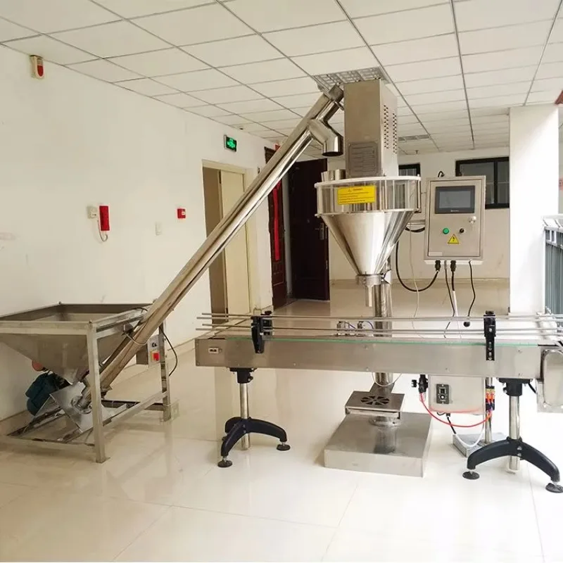 High Speed Automatic Bag Filling Corn Wheat Flour Powder Packing Machine With Auger Filler Weighing and Sealing Packing Machine