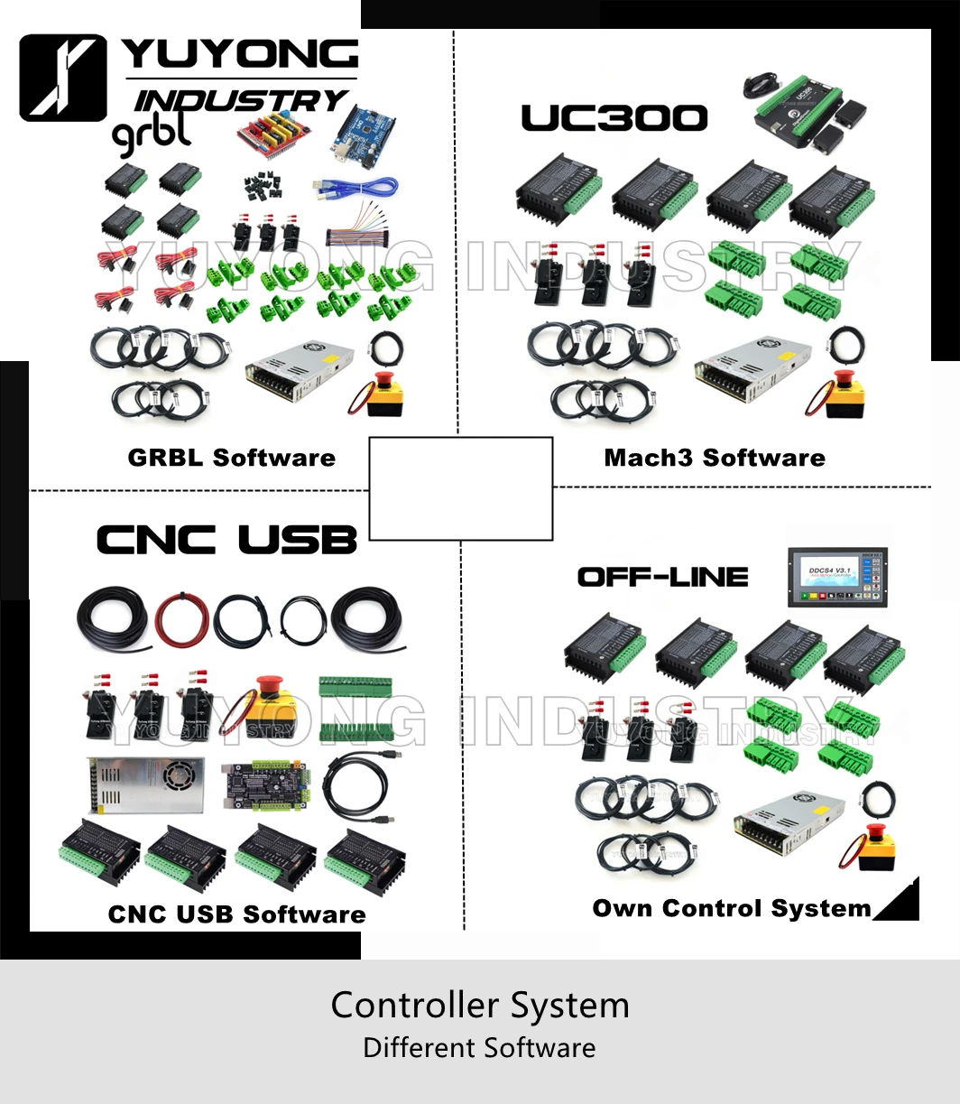 Imagem -05 - Prata Cnc Full Kit High z Mod Bundle 1015 1000x1500 mm