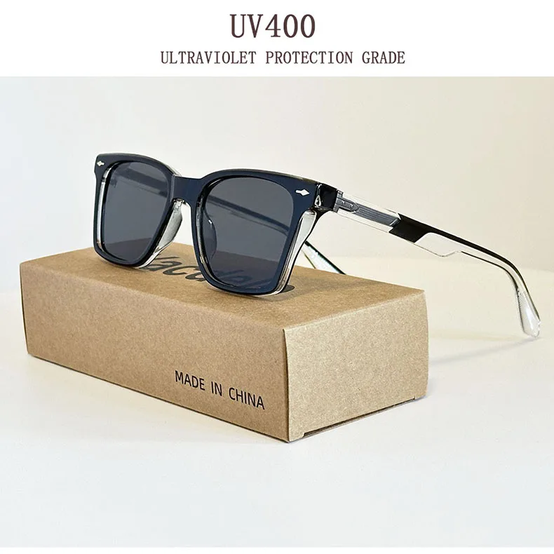 2025 quadratische Sonnenbrille Frauen Trendy Vintage Sonnenbrille Männer Luxus Mode Gläser Dropshipping Gafas De Sol Hombre Sonnenbrille – Detail 3