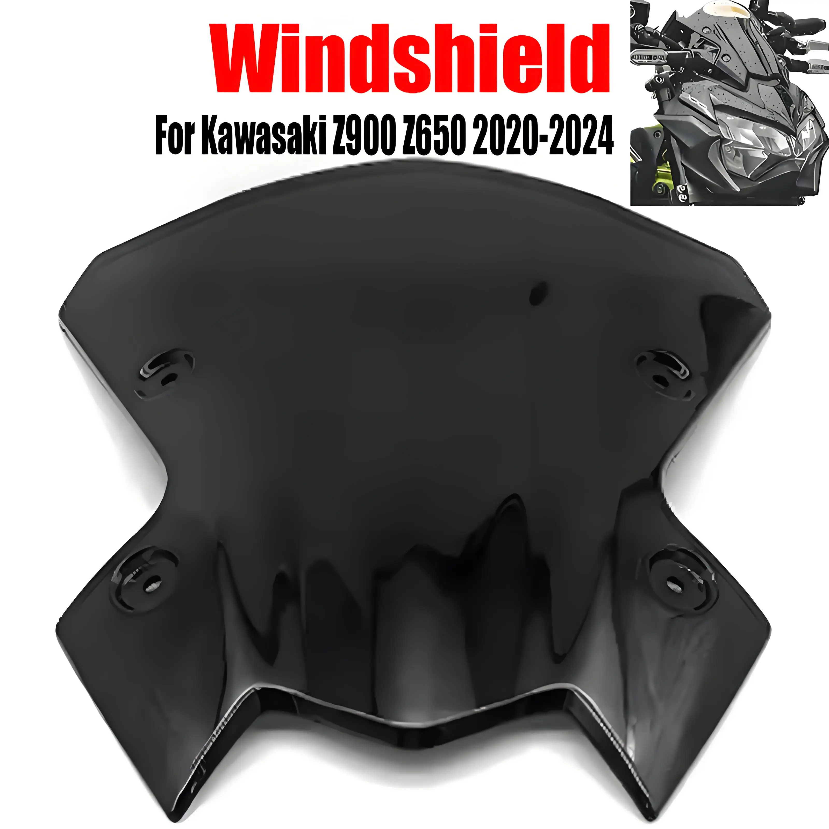 para-kawasaki-z900-z650-2020-2024-preto-motocicleta-para-brisas-protetores