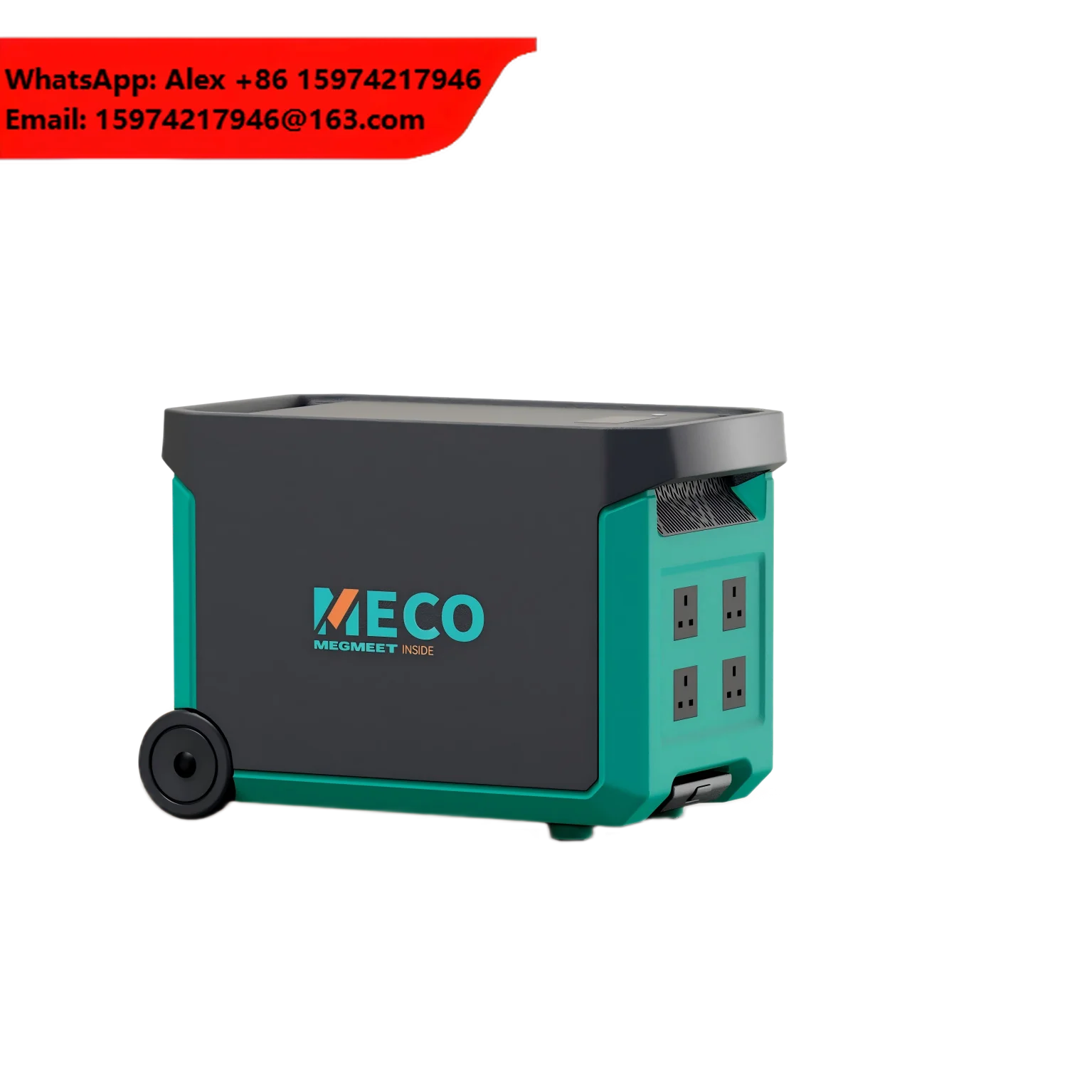 MECO 3.6kWh 2200W Portable Power Station LiFePO4 Solar Generator 8000 Cycles Lifespan For Outdoor Camping Home Backup