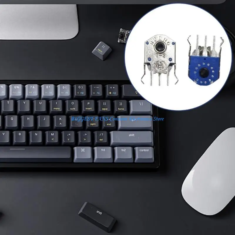 

2Pcs HUANO 8mm Wheel Blue Cores Mouse Encoders for GPROX Superlight Enhances Scrolling Precisions