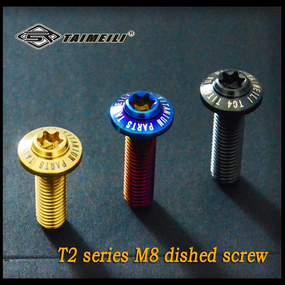TAIMEILI Titanlegierung T2-Serie – Scheibenkopfschraube M8x15-45mm, Befestigungselement für Motorradreparatur und -modifikation, 1 Stück. – Detail 6