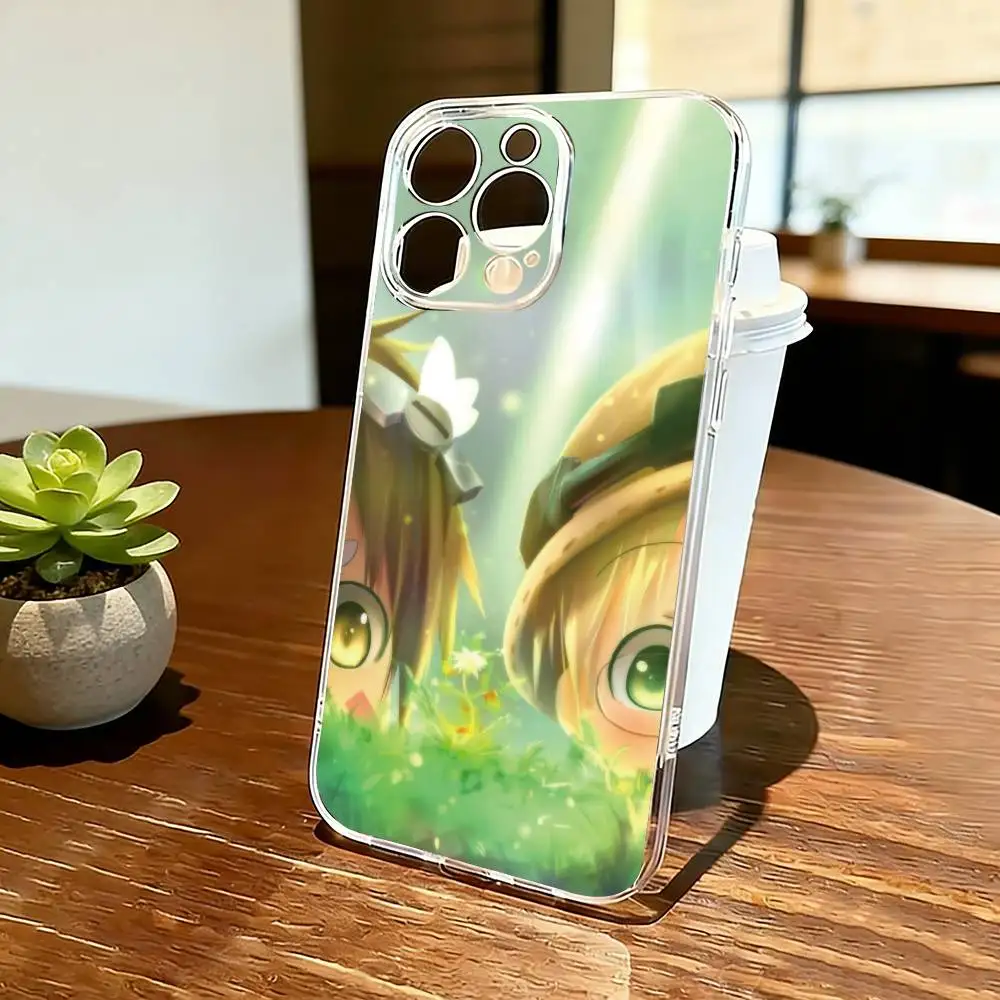Funda para Teléfono Made in Abyss para iPhone 17 16 15 14 13 12 11 Mini Pro Max Plus, Cubierta Transparente