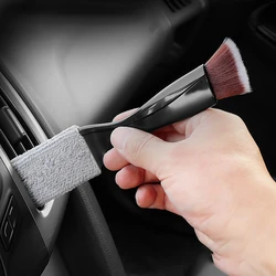 Car Clean Brush Multifunctional Car Air Vent Outlet Dust Removal Brushes for Car Interior Cleaning Detailing Care