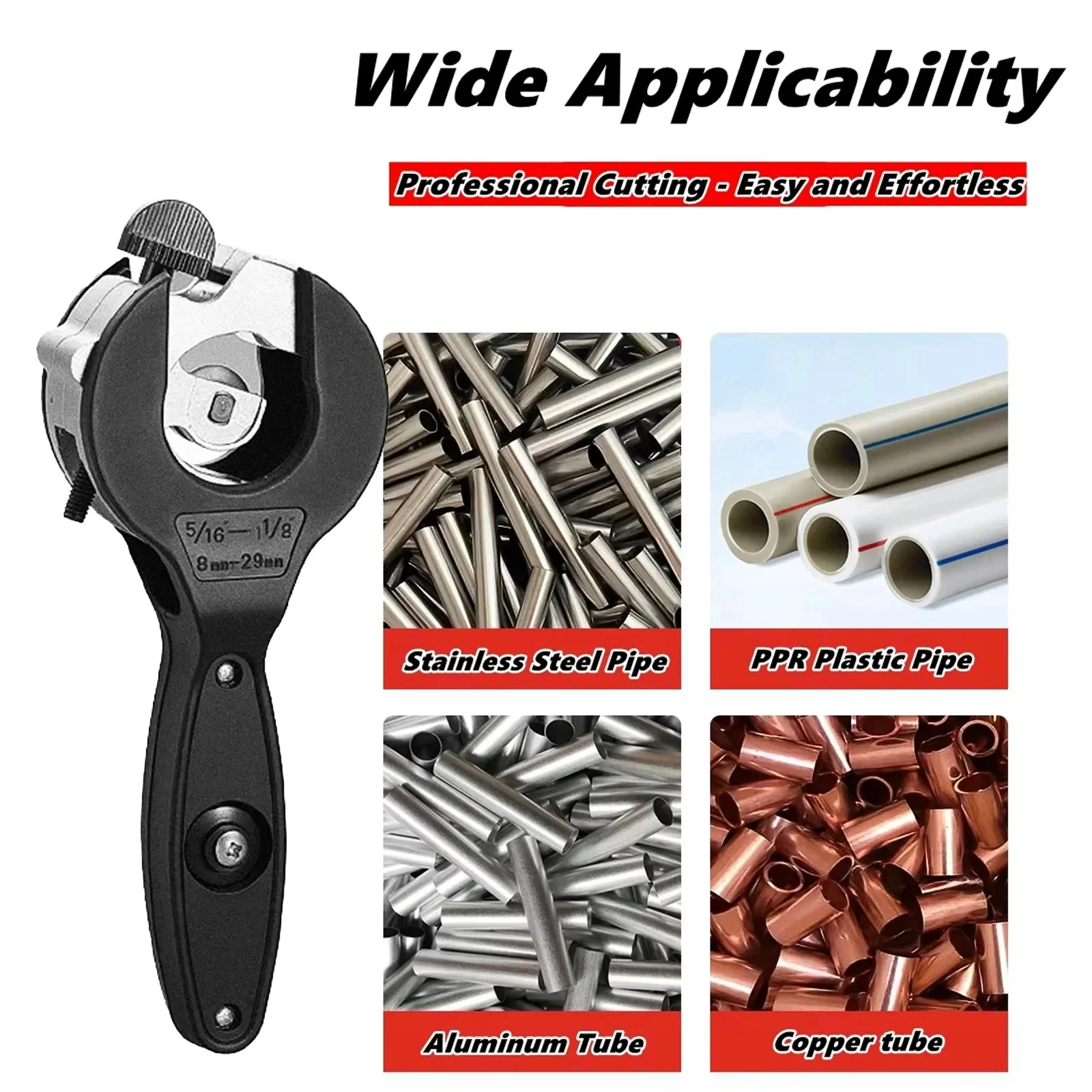 8~29mm 금속, 스테인리스강, 구리, 알루미늄 파이 - Pipe Cutter Ratchet 리뷰 및 가격