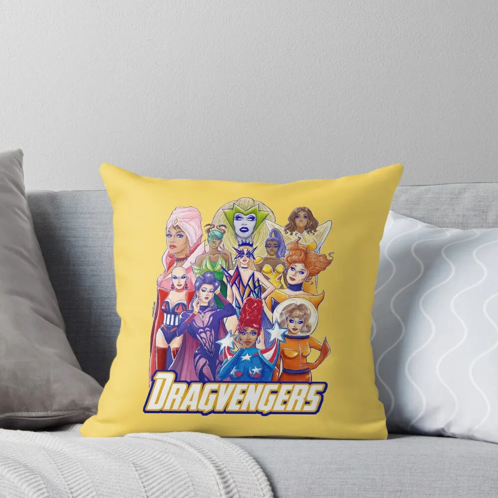 RuPaul's Dragvengers: All winners Throw Pillow Cushion Cover Set Couch Cushions Christmas Pillow Cases