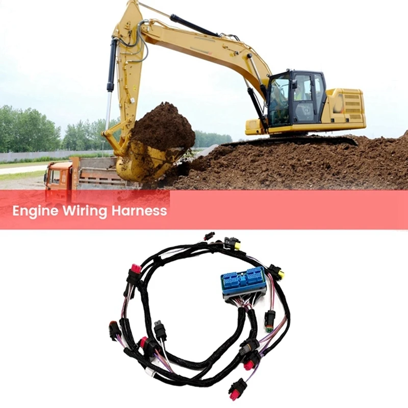 260-5541 C6.6 Engine Connector Plug Wiring Harness Cable For CAT 320DL 323D 326D C6.6 Engine Harness 2605541