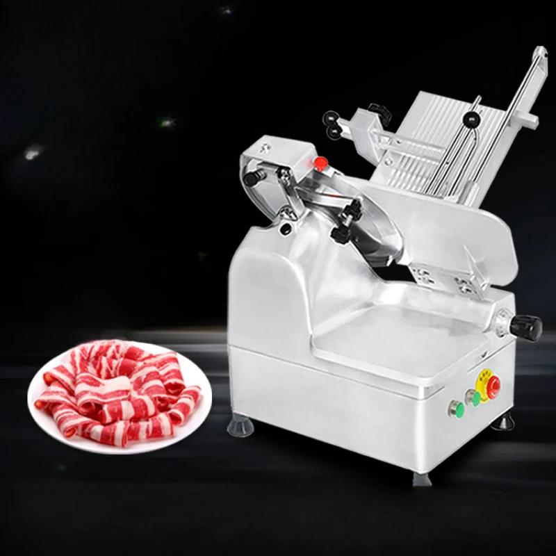 

Fully automatic slicer commercial 12 inch fat beef and mutton roll frozen pork