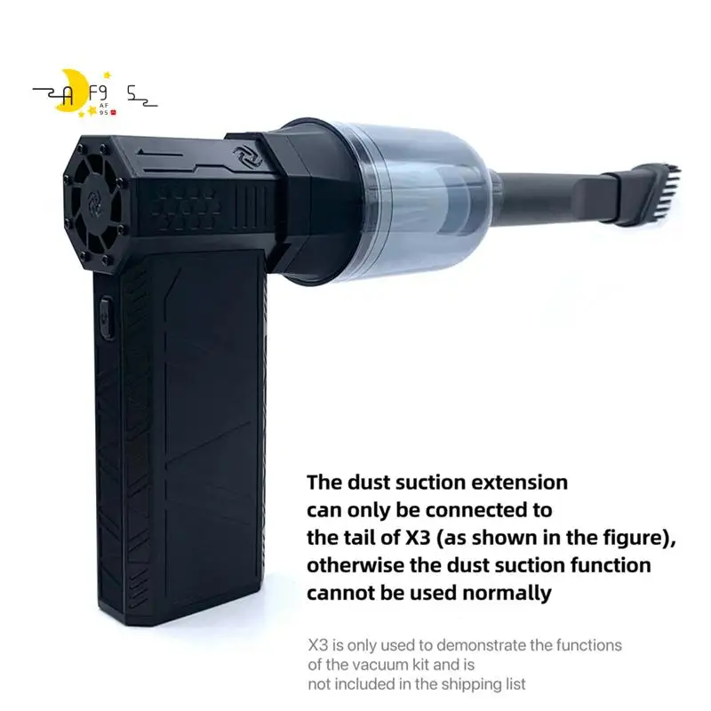 

AF95-For Handheld Turbo Fan Vacumm Cleaner Nozzle For X3 Violent Fan Cleaning Dust Home Car Cleaning Tool Parts