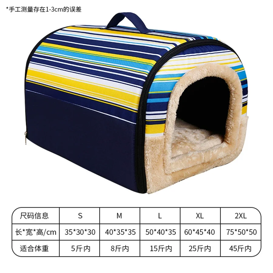 Sofa For Dog Bed Cat Puppy Rabbit Pet Foldable Warm Soft Warm Pet Kennel Sofa Sleeping Bag House Puppy Cave Bed