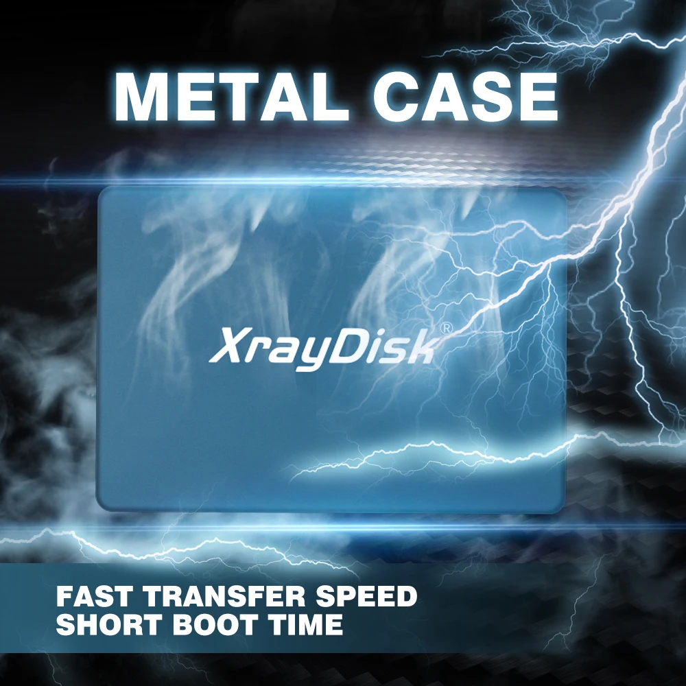 Xraydisk Metal Case Sata3 Ssd 128GB 480GB 1TB Internal Solid State Drive Hard Disk For Laptop&Desktop