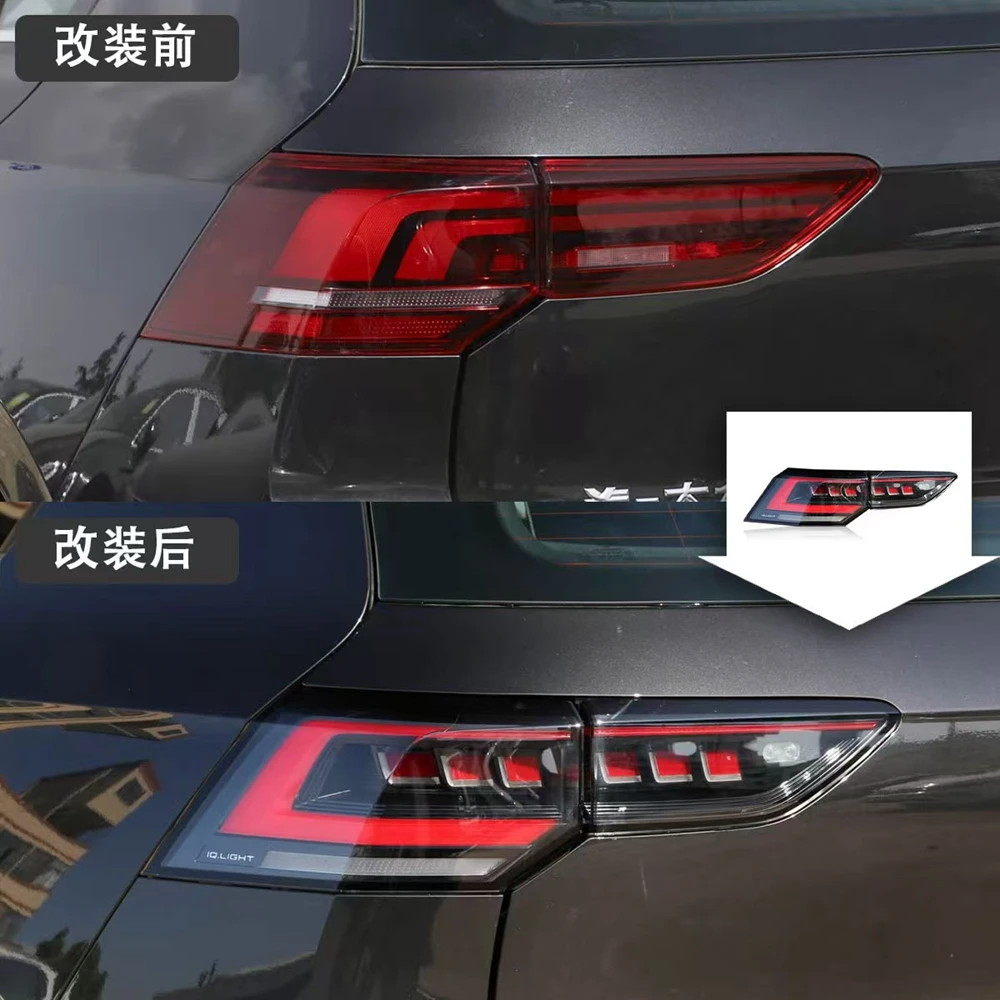 

For Volkswagen Golf 8 MK8 2021-2024 LED Car Taillight Assembly Upgrade MK8.5 Dynamic Signal Light Accessories
