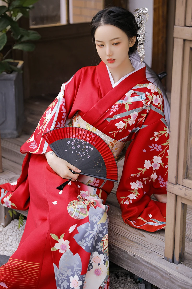 Why This Red Floral Formal Kimono for Women Is the Perfect Choice for  Cultural Events, Photoshoots, and Elegant Occasions