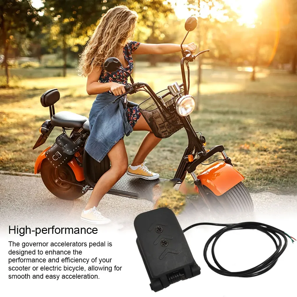 متغير السرعة دواسة دواسة كهربائية مفتاح سفلي للدراجة ثلاثية العجلات الكهربائية الكارتينج خنق دواسة الغاز ملحقات التحكم في السرعة