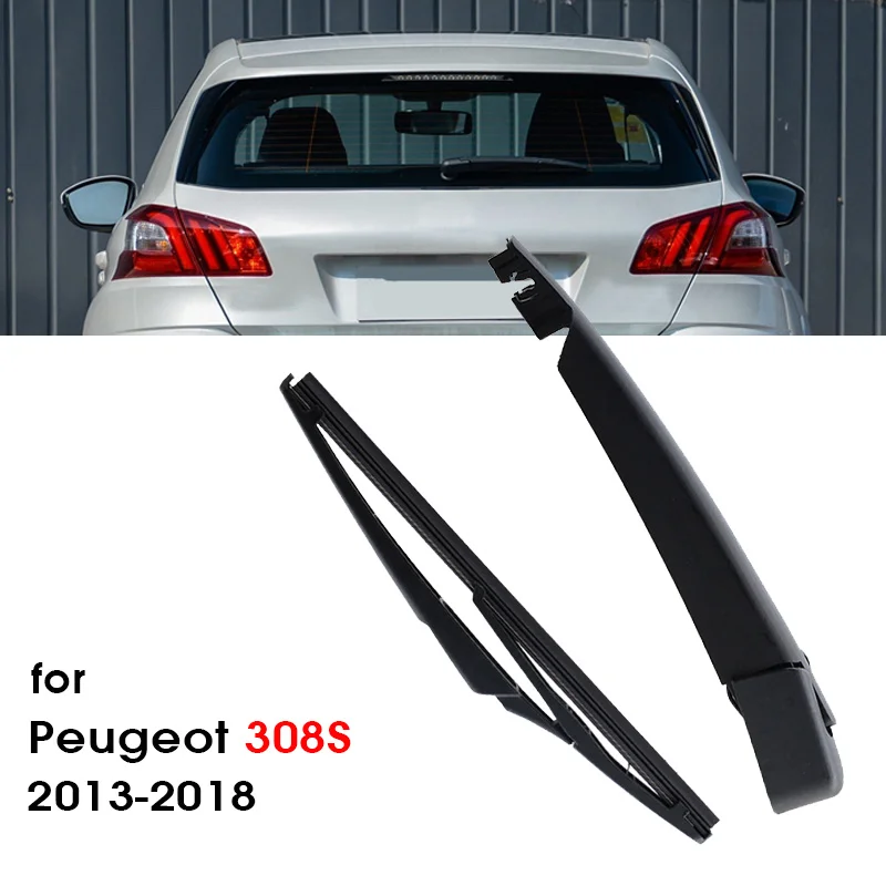 Car Wiper Blade Rear Back Window Windscreen Windshield Wipers For Peugeot 308S Hatchback 240 mm 2013-2018 Auto Accessories