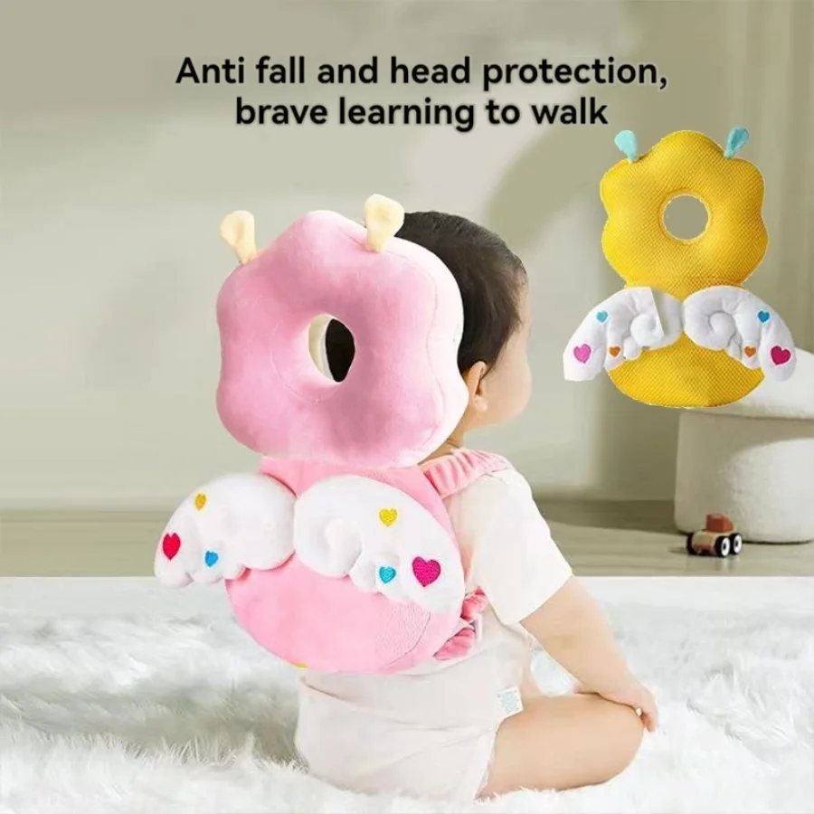 1PC Elf Baby Anti-Fall Head Protection Pillow Toddler Walking Safety Cushion Anti-Bump Back Pad Protective Cap