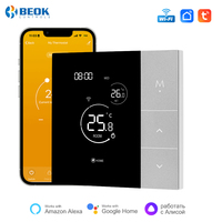 Beok Smart Life Wifi Thermostat for Floor Heating System Gas Boiler Tuya Temperature Controller Work with Google Home Alice