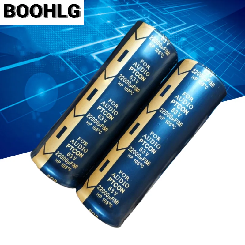 1PCS 63V 22000UF new fever amplifier audio audio electrolytic capacitor 35X100 2 feet