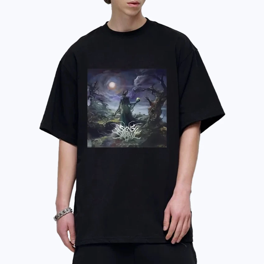 

2025 Summer Deathcore Rock Band Oversized t-shirt Swarm Graphic print Hip Hop Unisex short sleeve t-shirts Cotton Men Women Tops