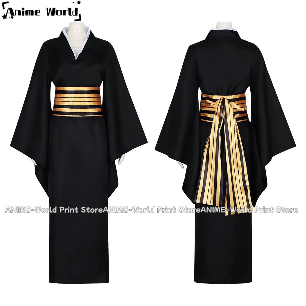 《Custom Size》Unisex Anime Cos Nakime Kimono Cosplay Costumes Halloween Christmas Party Uniform Sets Suits image 3
