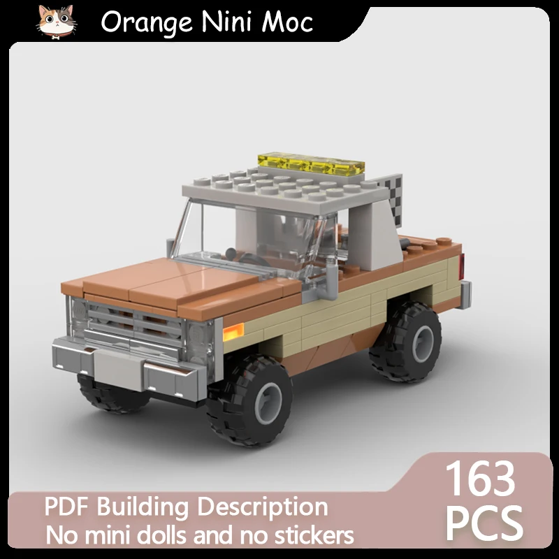 

Strange Movie City Car Model MOC Building Bricks K5 Off-road Vehicle Modular Technology Gift Holiday Assemble Children Toys Suit
