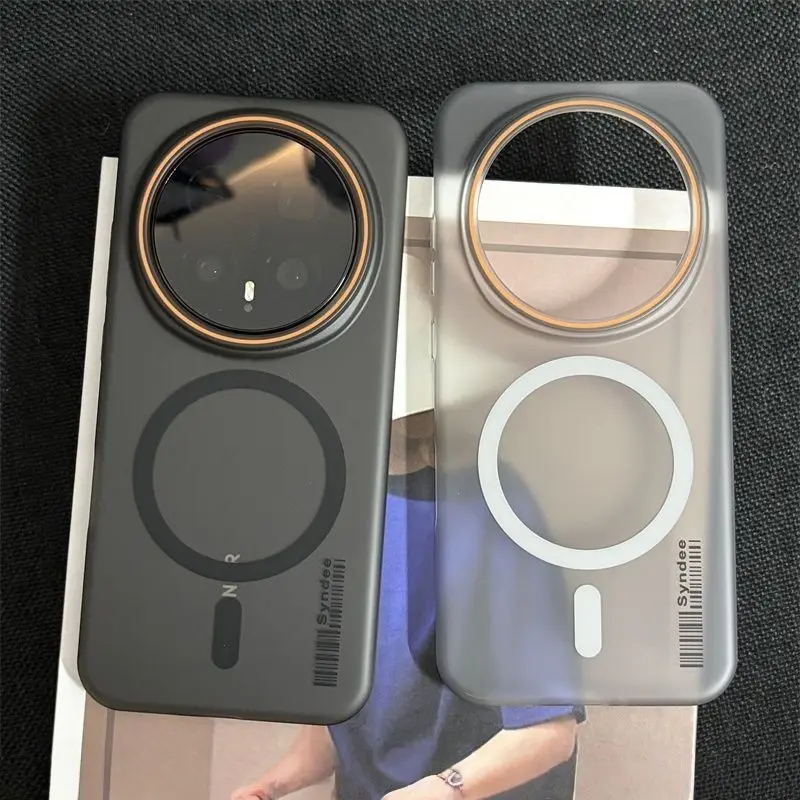 Für Huawei Honor Magic 8 Pro Hülle Hart Transparent Magnetisch Kabelloses Laden Schutzhülle Rückseite Für Magic 8 7 6 Pro Lite Schale