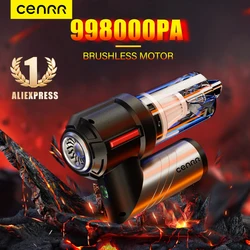 CENRR 998000PA Car Vacuum Cleaner Mini Strong Suction Wireless Handheld Portable Vacuum Cleaner Cordless Cleaning Machine