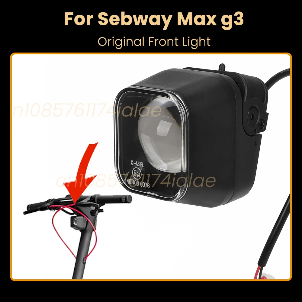 

Original 6W LED Headlight for Segway Ninebot MAX G3 F3 Pro Electric Scooter KickScooter Front LED Light Lamp Parts