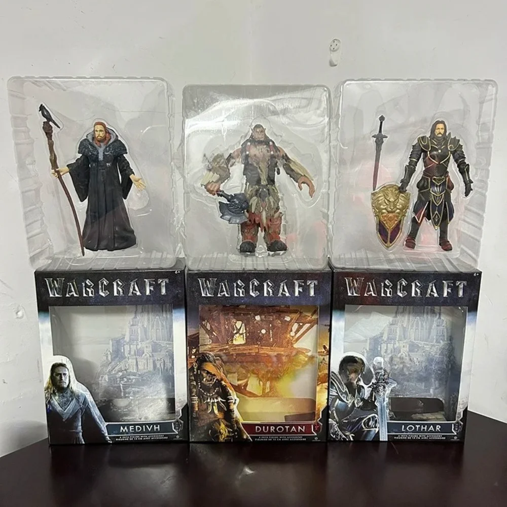 WOW Game World Of Warcraft أنيمي الشكل Durotan Lothar Medivh عمل أرقام نموذج جمع لعبة مشتركة المنقولة ديكور هدية عيد ميلاد #6