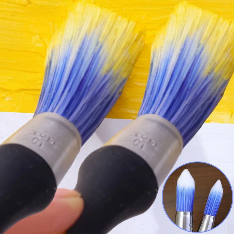 Escova de corte de pintura de 15mm/18mm para cantos de bordas de ranhura de parede alça antiderrapante faça você mesmo escovas de corte de móveis ferramentas de pintura