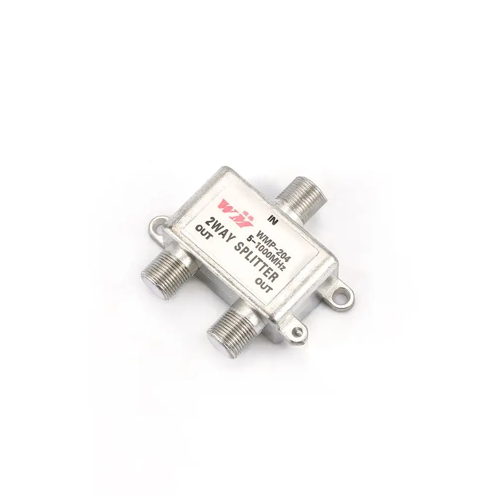 Video Equipment Home Audio Splitter Coaxial Cable 2 Way TV Antenna TV Receivers Satellite Signal Split