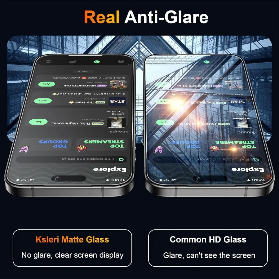 3-pack voor iPhone 17 Pro Max 6,9 inch mat glas screenprotector automatische uitlijning snelle pasvorm eenvoudige installatie anti-glare anti-f