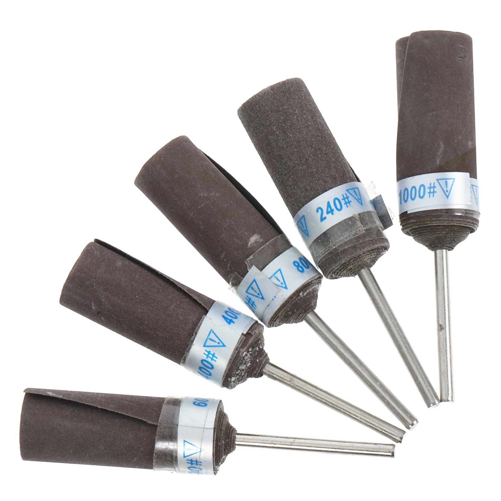 

5 Pcs Sandpaper Stick Grinding Head Sanding Drum for Drill Rotary Tool Accessories