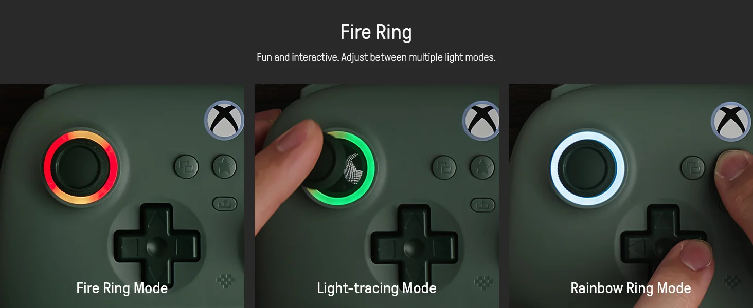 8BitDo Ultimate C Kabelgebundener Controller mit Hall-Effekt-Joysticks USB-Gamepad für Xbox Series X/S, Xbox One Windows PC Controller – Detail 2