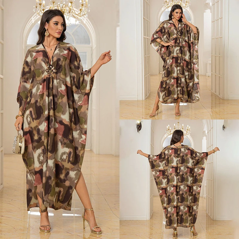 

Women's Satin Beach Cover Up Dress Loose Robe Bikini Swimsuit Outerwear UV Protection Beachwear for Summer Vacation