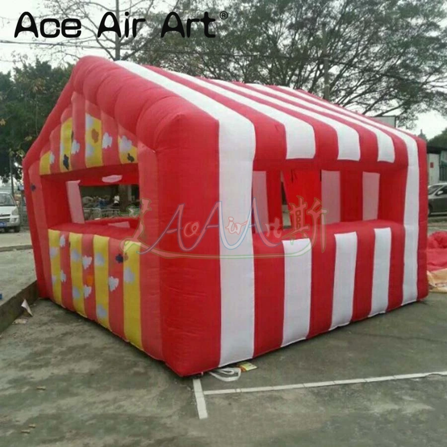 Custom Inflatable Candy Booth,Treat Shop,Stall, Promotional House, Inflatable Concession Booth for Outdoor Games, Made in China