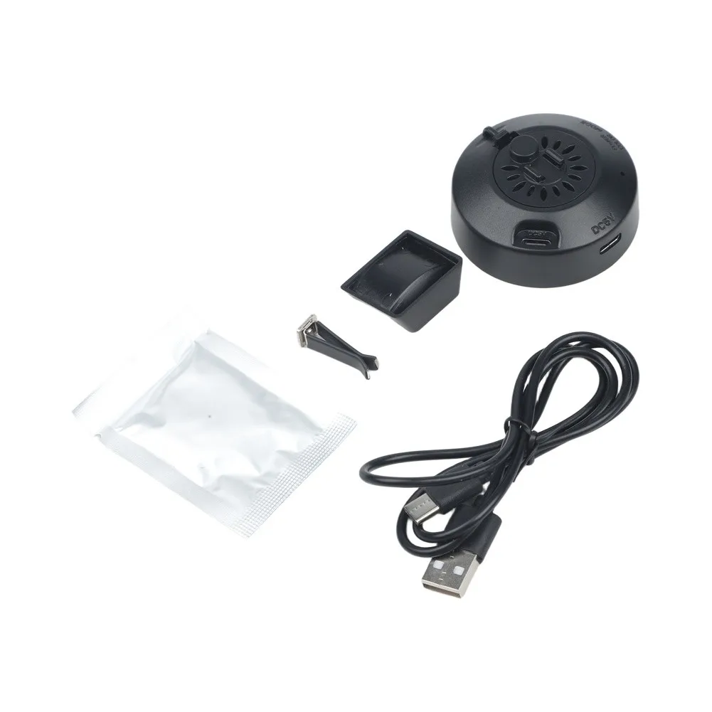 Black Noise Detector Easy-to-Use RGB Pickup Light Rechargeable Battery 2K HD Resolution Paranormal Investigation
