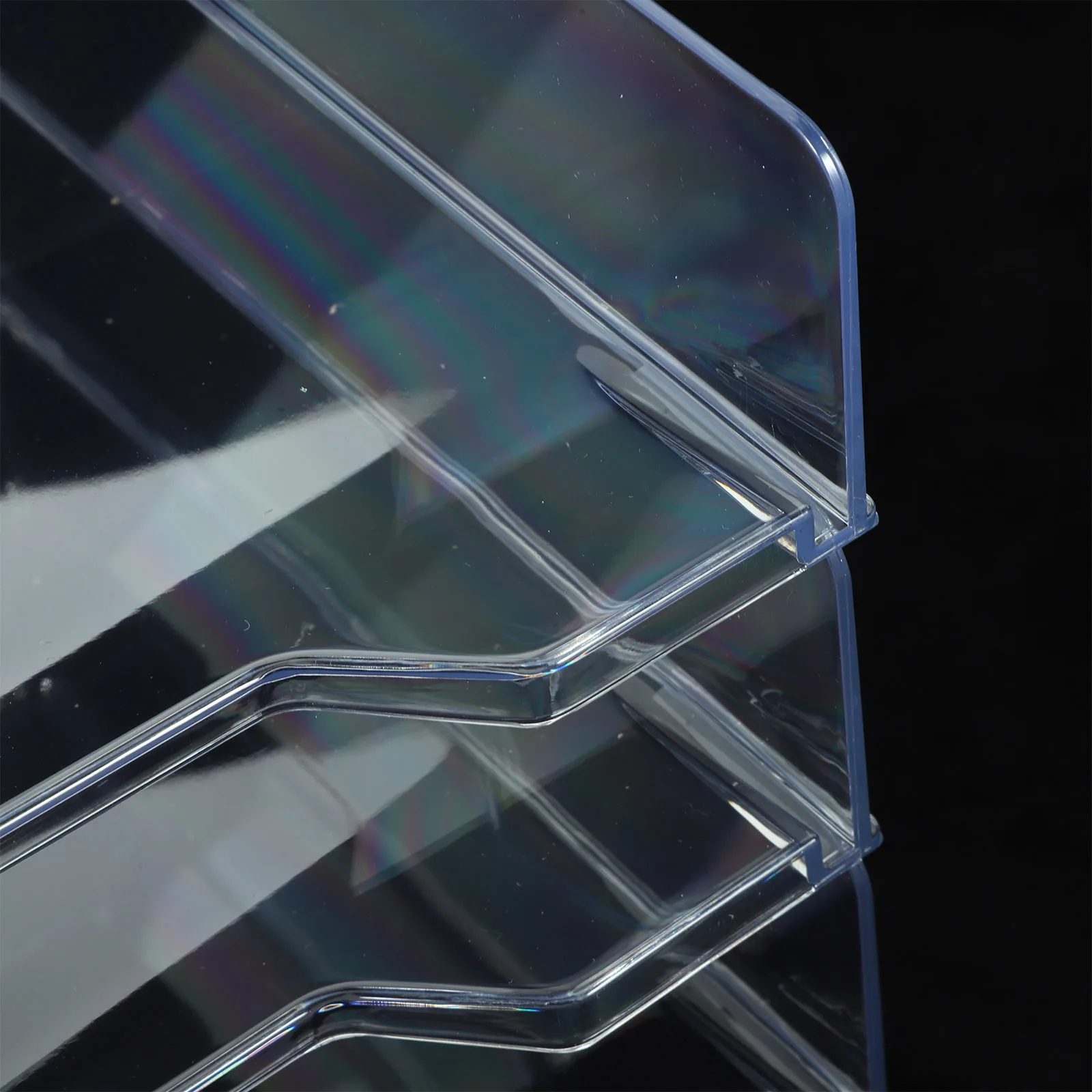 

3Pcs Plastic Desk File Storage Shelf Multi-Functional Lightweight Desktop Organizer for Office Study and Dorm Use