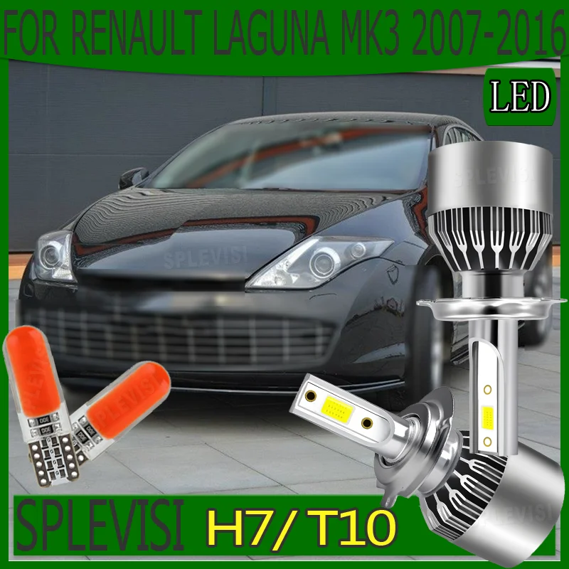 

warranty No Tools Needed Energy-Efficient LED Headlight For Renault Laguna Mk3 2007 2008 2009 2010 2011 2012 2013 2014 2015 2016