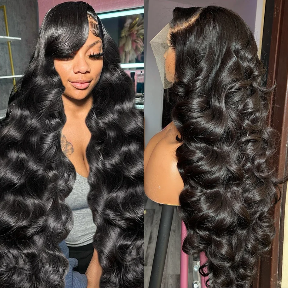 

Парик из натуральных волос Body Wave, плотность 250, 36 дюймов, HD кружевной фронтальный парик 13X4 13X6, 100% бразильские волосы, парик с кружевной основой 5x5 для женщин