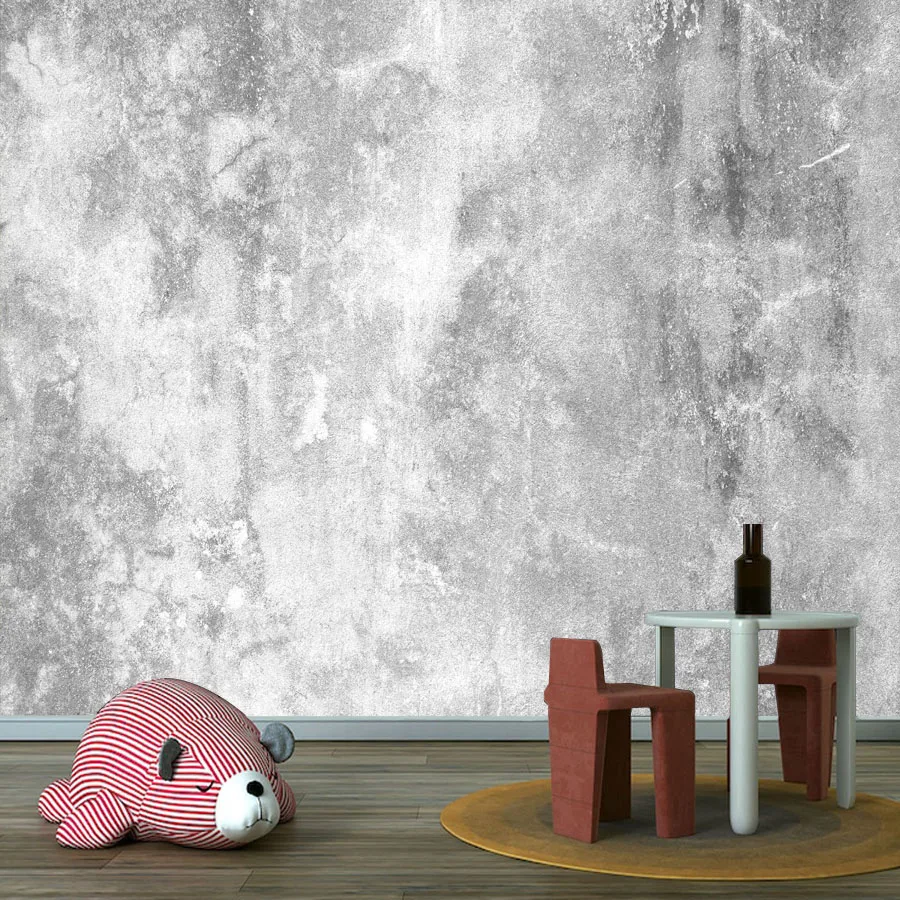 15+ Peel N Stick Optional, Wallpaper for Living Room Bedroom Contact Papers Home Decor Grey Concrete Walls Mural Prints Covering
