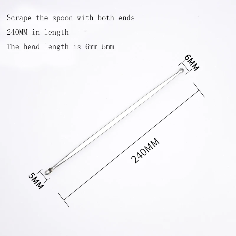 정형외과 기구, 의료용 스크래핑 스푼, 더블 헤드 스크래핑 스푼, 스테인리스 스틸