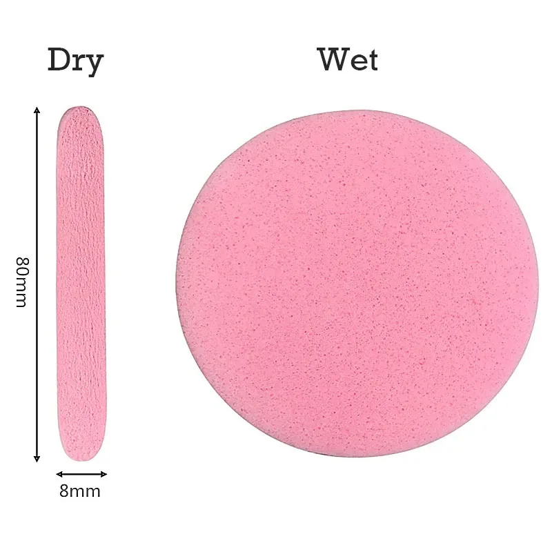 120 stuks kleurrijke gecomprimeerde gezichtsspons wegwerp ronde gezichtsreiniging soezen huidverzorging tool make-up verwijderen exfoliërende gereedschappen