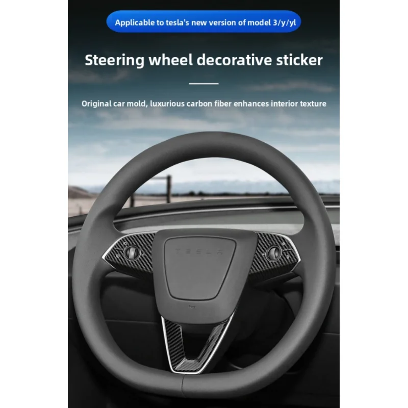 3Pcs Steering Wheel Button Trim Stickers For  Highland Model M3/MY/YL Interior Modification Protective Decoration Accessories